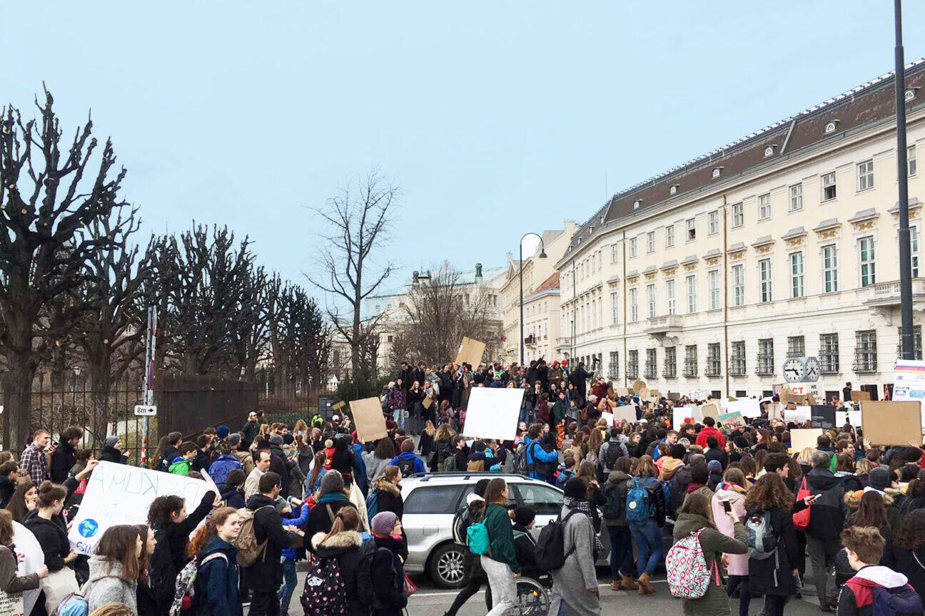 Fridays for future Demo in Wien 2019